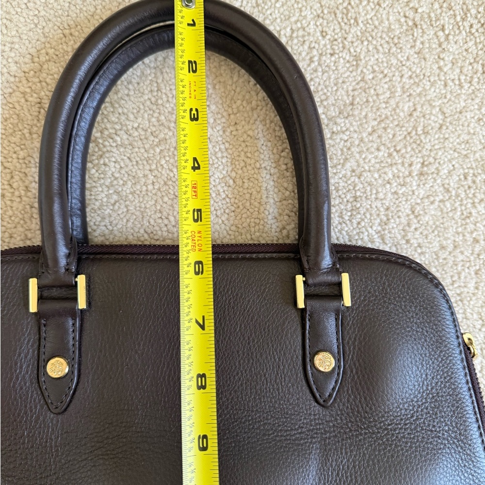 Brooks Brothers Dark Brown Satchel - Picture 9 of 10